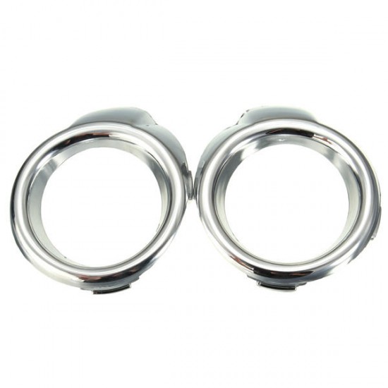 Chrome Bumper Fog Light Lamp Trim Cover Bezel Surround For Ford Fiesta MK8 08-14 Chrome Bumper Fog Light Lamp Trim Cover Bezel Surround For Ford Fiesta MK8 08-14
