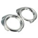 Chrome Bumper Fog Light Lamp Trim Cover Bezel Surround For Ford Fiesta MK8 08-14 Chrome Bumper Fog Light Lamp Trim Cover Bezel Surround For Ford Fiesta MK8 08-14