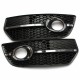 Fog Light Cover S Line Grill Black ABS Plastic and Chrome for VW Audi Q5 2009-2011
