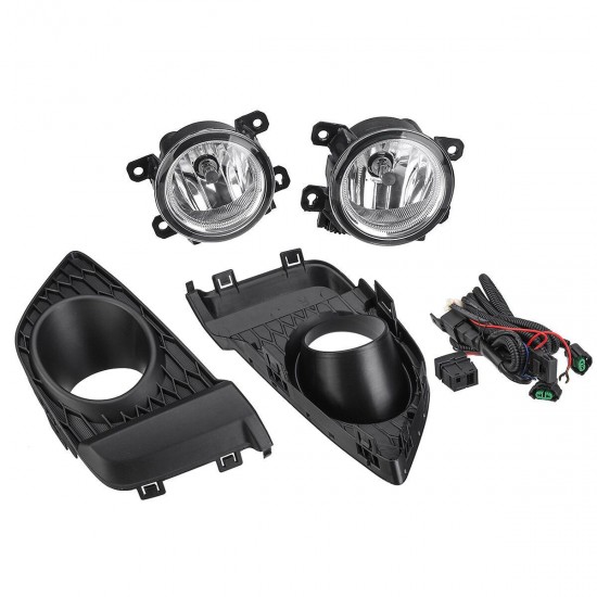 Front Bumper Fog Light Lamps With Bulbs+Switch+Cover Kit For Honda Fit 2015-2017 Front Bumper Fog Light Lamps With Bulbs+Switch+Cover Kit For Honda Fit 2015-2017