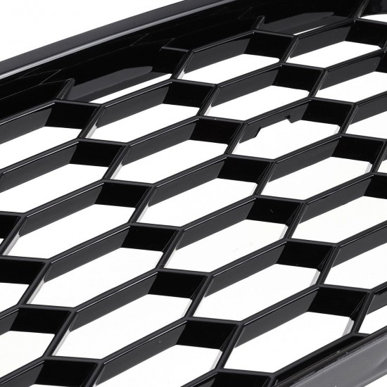 Front Fog Light Lamp Cover Grille Grill Honeycomb Hex Black For Audi A5 S-Line S5 B8 RS5 2008-2012