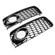 Front Fog Light Lamp Cover Grille Grill Honeycomb Hex Chrome Silver For Audi A5 S-Line S5 B8 RS5 2008-2012 Front Fog Light Lamp Cover Grille Grill Honeycomb Hex Chrome Silver For Audi A5 S-Line S5 B8 RS5 2008-2012
