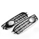Front Fog Light Lamp Grille Grill Cover Honeycomb Hex Chrome Silver For Audi A3 8P S-Line 2009-2012 Front Fog Light Lamp Grille Grill Cover Honeycomb Hex Chrome Silver For Audi A3 8P S-Line 2009-2012