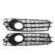 Front Fog Light Lamp Grille Grill Cover Honeycomb Hex Chrome Silver For Audi A3 8P S-Line 2009-2012 Front Fog Light Lamp Grille Grill Cover Honeycomb Hex Chrome Silver For Audi A3 8P S-Line 2009-2012