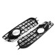 Front Fog Light Lamp Grille Grill Cover Honeycomb Hex Glossy Black For Audi A3 8P S-Line 2009-2012 Front Fog Light Lamp Grille Grill Cover Honeycomb Hex Glossy Black For Audi A3 8P S-Line 2009-2012
