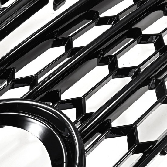 Front Fog Light Lamp Grille Grill Cover Honeycomb Hex Glossy Black For Audi A3 8P S-Line 2009-2012 Front Fog Light Lamp Grille Grill Cover Honeycomb Hex Glossy Black For Audi A3 8P S-Line 2009-2012