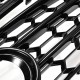 Front Fog Light Lamp Grille Grill Cover Honeycomb Hex Glossy Black For Audi A3 8P S-Line 2009-2012 Front Fog Light Lamp Grille Grill Cover Honeycomb Hex Glossy Black For Audi A3 8P S-Line 2009-2012