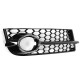 Front Fog Light Lamp Grille Grill Cover Honeycomb Hex RS Style Chrome Silver For Audi TT 8J 2006-2014 Front Fog Light Lamp Grille Grill Cover Honeycomb Hex RS Style Chrome Silver For Audi TT 8J 2006-2014