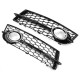 Front Fog Light Lamp Grille Grill Cover Honeycomb Hex RS Style Chrome Silver For Audi TT 8J 2006-2014 Front Fog Light Lamp Grille Grill Cover Honeycomb Hex RS Style Chrome Silver For Audi TT 8J 2006-2014