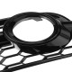Front Fog Light Lamp Grille Grill Cover Honeycomb Hex RS Style Glossy Black For Audi TT 8J 2006-2014 Front Fog Light Lamp Grille Grill Cover Honeycomb Hex RS Style Glossy Black For Audi TT 8J 2006-2014