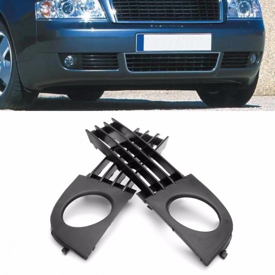 Front Low Bumper Fog Lamp Light Grille Grill For Audi A6 C5 2002-2005