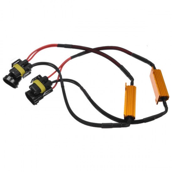 H11 50W 60R Car Fog Light LED Decode Singal Load Resistor Canbus Error Canceller