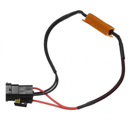 H11 50W 60R Car Fog Light LED Decode Singal Load Resistor Canbus Error Canceller