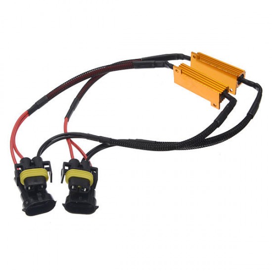H11 50W 60R Car Fog Light LED Decode Singal Load Resistor Canbus Error Canceller H11 50W 60R Car Fog Light LED Decode Singal Load Resistor Canbus Error Canceller