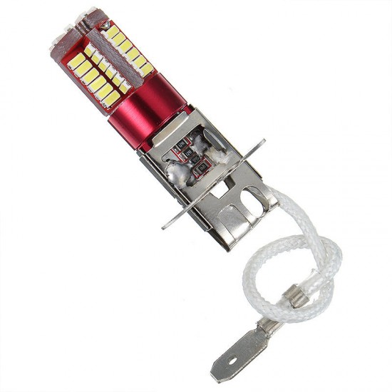 H3 3014/4014 57SMD LED DC12-24V 250mA White 6000K Car Fog Light H3 3014/4014 57SMD LED DC12-24V 250mA White 6000K Car Fog Light