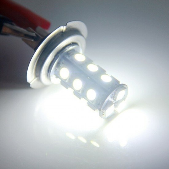 H4 5050 SMD 18LEDs Car White LED Fog Light Bulb