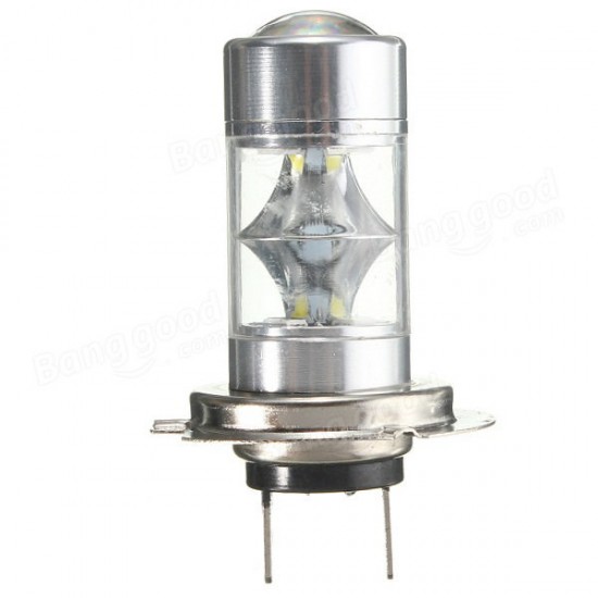 H7 2835 12SMD LED Car White Fog Light DRL 550LM DC 10 to 30V 6500K H7 2835 12SMD LED Car White Fog Light DRL 550LM DC 10 to 30V 6500K
