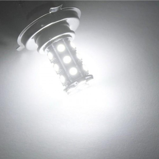 H7 5050 27SMD Car White LED Fog Light Daytime Running Light Bulb