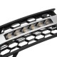 LED Mesh Front Fog Light Cover Plating Mesh Grille Yellow Flowing Turn Signal Lamp White DRL For Audi A4 B6 2001-2005 LED Mesh Front Fog Light Cover Plating Mesh Grille Yellow Flowing Turn Signal Lamp White DRL For Audi A4 B6 2001-2005