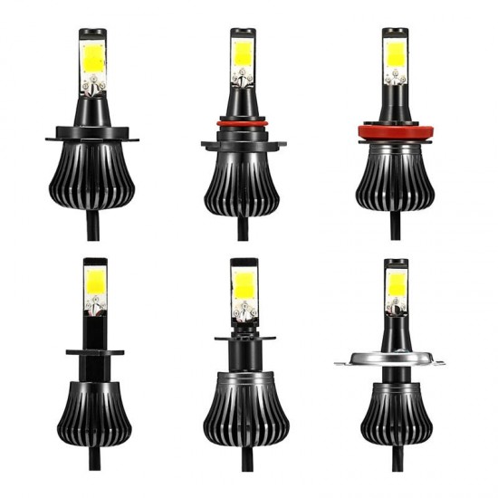 Pair 2600LM 6W COB LED Car Fog Lights H1 H3 H4 H7 H8/H11 9005/9006 Dual Color 3000K/6000K Pair 2600LM 6W COB LED Car Fog Lights H1 H3 H4 H7 H8/H11 9005/9006 Dual Color 3000K/6000K