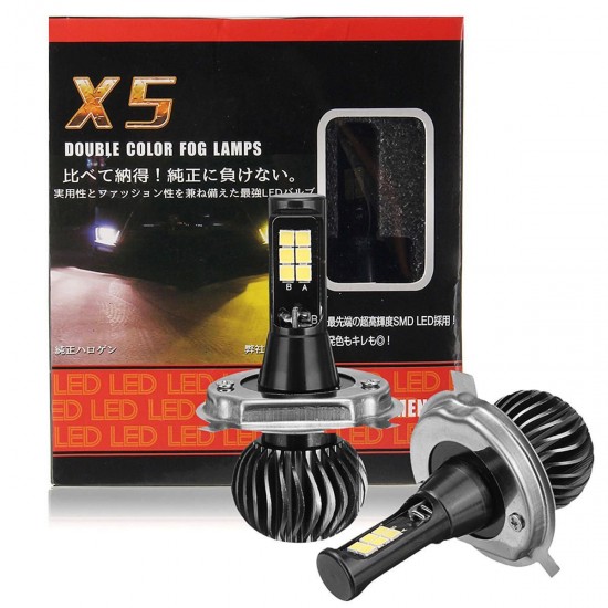 Pair 40W 5200LM White Car LED Headlights Fog Lights Bulb Lamp H1 H3 H4 H7 H8 H9 H11 9005 9006 Pair 40W 5200LM White Car LED Headlights Fog Lights Bulb Lamp H1 H3 H4 H7 H8 H9 H11 9005 9006