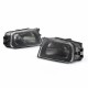 Pair Black Fog Lights Bumper Lamp Cover Housing For BMW E39 5-Series 97-00/ Z3 97-01 Pair Black Fog Lights Bumper Lamp Cover Housing For BMW E39 5-Series 97-00/ Z3 97-01