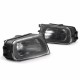 Pair Black Fog Lights Bumper Lamp Cover Housing For BMW E39 5-Series 97-00/ Z3 97-01 Pair Black Fog Lights Bumper Lamp Cover Housing For BMW E39 5-Series 97-00/ Z3 97-01