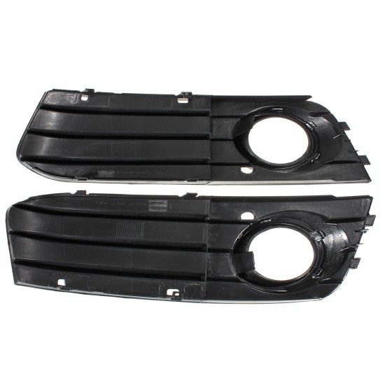 Pair Car Fog Lights Grilles Non-Slinefor Audi A4 2009-2011 Pair Car Fog Lights Grilles Non-Slinefor Audi A4 2009-2011