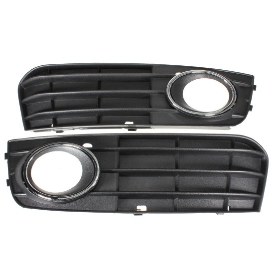 Pair Car Fog Lights Grilles Non-Slinefor Audi A4 2009-2011 Pair Car Fog Lights Grilles Non-Slinefor Audi A4 2009-2011