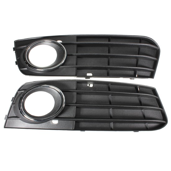 Pair Car Fog Lights Grilles Non-Slinefor Audi A4 2009-2011 Pair Car Fog Lights Grilles Non-Slinefor Audi A4 2009-2011