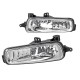 Pair Car Front Bumper Fog Lights Lamp Cover Grille With Bulbs Amber for Ford Focus 2015- 2017 Pair Car Front Bumper Fog Lights Lamp Cover Grille With Bulbs Amber for Ford Focus 2015- 2017