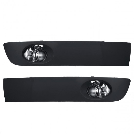 Pair Car Front Bumper Fog Lights Lamp with Grilles Cover For VW Transporter Caravelle 2009-2015 Pair Car Front Bumper Fog Lights Lamp with Grilles Cover For VW Transporter Caravelle 2009-2015