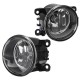 Pair Car Front Bumper Fog Lights with Covers Lamps Wiring Harness for Ford Focus 2012-2014