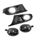 Pair Car Front Bumper Grill Fog Lights Lamp with Bulbs Amber for VW Jetta Sportwagen Golf MK6 09-14 Pair Car Front Bumper Grill Fog Lights Lamp with Bulbs Amber for VW Jetta Sportwagen Golf MK6 09-14