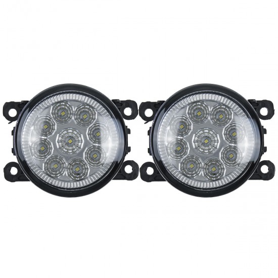 Pair Car Front LED Fog Lights Lamps with H11 Bulbs White For Land Rover Discovery 4 Range Rover Sport L322 Pair Car Front LED Fog Lights Lamps with H11 Bulbs White For Land Rover Discovery 4 Range Rover Sport L322