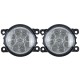 Pair Car Front LED Fog Lights Lamps with H11 Bulbs White For Land Rover Discovery 4 Range Rover Sport L322 Pair Car Front LED Fog Lights Lamps with H11 Bulbs White For Land Rover Discovery 4 Range Rover Sport L322