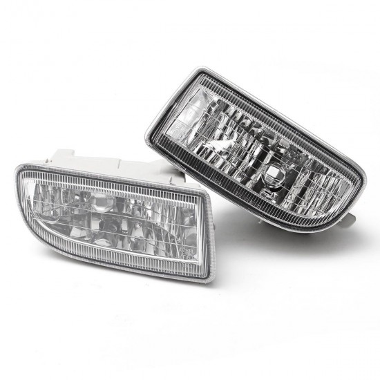 Pair Clear Car Front Driving Fog Lights Lamp with 9006 Bulbs 55W For Toyota Land Cruiser 1998-2007 Pair Clear Car Front Driving Fog Lights Lamp with 9006 Bulbs 55W For Toyota Land Cruiser 1998-2007