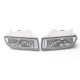 Pair Clear Car Front Driving Fog Lights Lamp with 9006 Bulbs 55W For Toyota Land Cruiser 1998-2007