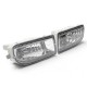 Pair Clear Car Front Driving Fog Lights Lamp with 9006 Bulbs 55W For Toyota Land Cruiser 1998-2007 Pair Clear Car Front Driving Fog Lights Lamp with 9006 Bulbs 55W For Toyota Land Cruiser 1998-2007