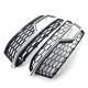 Pair Front Bumper Fog Light Grill Grille Silver Trim For Adufi S-Line A5 S5 2013-2016 Pair Front Bumper Fog Light Grill Grille Silver Trim For Adufi S-Line A5 S5 2013-2016