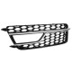 Pair Front Bumper Fog Light Grill Grille Silver Trim For Adufi S-Line A5 S5 2013-2016 Pair Front Bumper Fog Light Grill Grille Silver Trim For Adufi S-Line A5 S5 2013-2016