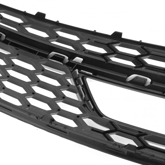 Pair Front Bumper Fog Light Grill Grille Silver Trim For Adufi S-Line A5 S5 2013-2016 Pair Front Bumper Fog Light Grill Grille Silver Trim For Adufi S-Line A5 S5 2013-2016