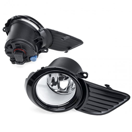 Pair Front Bumper Fog Light Lamps with Covers For Toyota Sienna 2011-2017 Pair Front Bumper Fog Light Lamps with Covers For Toyota Sienna 2011-2017