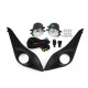 Pair Front Bumper Grilles Fog Light Lamp Cover Harness For Toyota Yaris Vios 2017-2019 Pair Front Bumper Grilles Fog Light Lamp Cover Harness For Toyota Yaris Vios 2017-2019