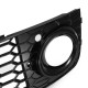 Pair Glossy Black Front Bumper Fog Light Grille?Grill Cover For Audi A4 B8 RS4 style 2009-2012 Pair Glossy Black Front Bumper Fog Light Grille?Grill Cover For Audi A4 B8 RS4 style 2009-2012