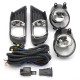 Pair H11 Front Bumper Clear Fog Lights with Wiring Harness Switch Lamp Covers For Toyota Camry 07-09 Pair H11 Front Bumper Clear Fog Lights with Wiring Harness Switch Lamp Covers For Toyota Camry 07-09