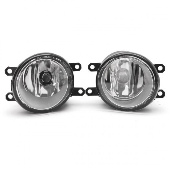 Pair H11 Front Bumper Clear Fog Lights with Wiring Harness Switch Lamp Covers For Toyota Camry 07-09