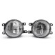 Pair H11 Front Bumper Fog Light With Harness Relay Switch For Toyota Corolla 2014-2016