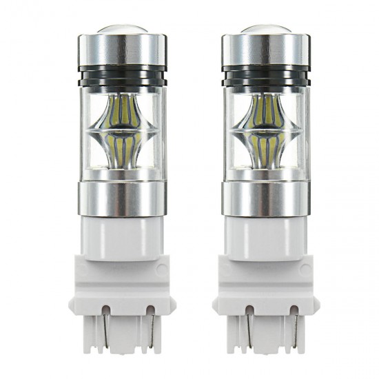 Pair LED Car Fog Lights Lamp Bulb H7 H11 9006 7443 3157 1156/BA15S 1157/BAY15D 100W 1000LM