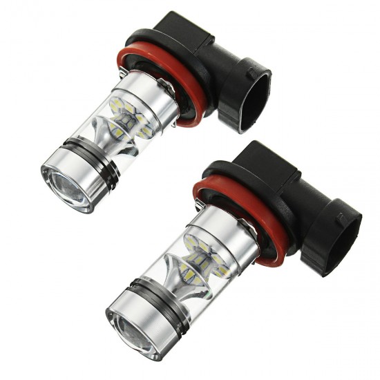 Pair LED Car Fog Lights Lamp Bulb H7 H11 9006 7443 3157 1156/BA15S 1157/BAY15D 100W 1000LM